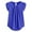 Blue, variant on Up to 50% off Xunlbb Blouses for Women Women's Chiffon Solid Color Short Sleeve Round Neck Casual Shirt Short Sleeve Blouse Womens Trendy Tops, XS-5XL