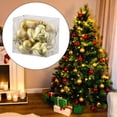 thumbnail image 4 of 12 piezas de adornos colgantes para Navidad BLESIY decoración navideña con forma de corazón Oro, 4 of 7