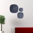 thumbnail image 2 of 1" x 29" x 29" Gray, Sandstone, Ribbed, Square - Wall Decor, 2 of 2