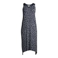 thumbnail image 6 of Layla Women's and Women's Plus Knit Midi Chemise Nightgown, 6 of 6