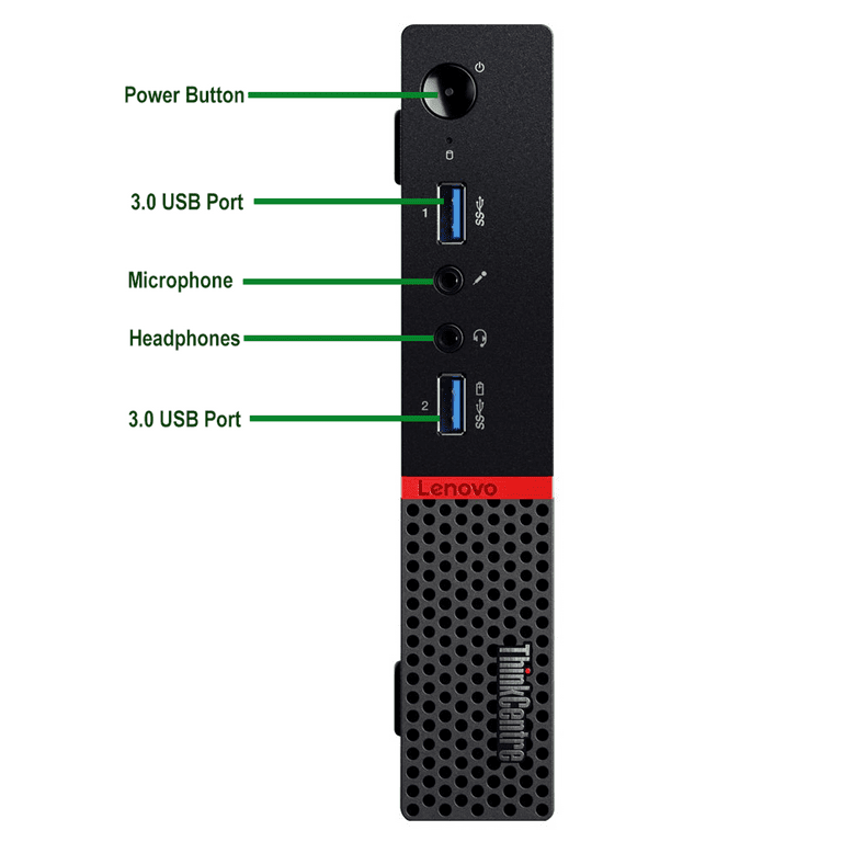Restored Lenovo ThinkCentre M700 Tiny Computer Desktop PC, Intel