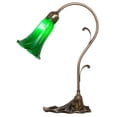 thumbnail image 6 of Meyda Tiffany 17043 15" Tall Gooseneck Table Lamp - Brass, 6 of 7
