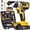 1PC Battery, variant on Shinylink Cordless Drill, 21V Power Drill Set W/ 2xBattery, Electric Drill, 2-Speed Transmission For Screwdriving And Drilling, Yellow