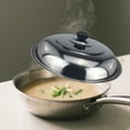 thumbnail image 6 of Fiocias Heat-resistant Stainless Steel Wok Lid, Round, Practical, Easy to Assemble, with Dia 38 cm, 6 of 9