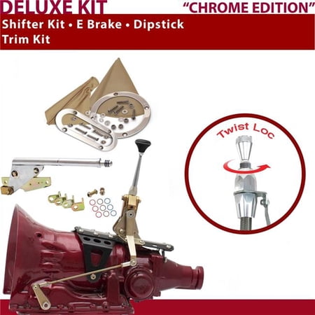 American Shifter C6 Shifter Kit 6 in. E Brake Trim Kit Dipstick for D3C8D