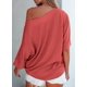 thumbnail image 5 of Top EVALESS Tawny de manga 3/4 con cuello de barco para mujer, moda 2025, 5 of 5