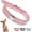 Pink, variant on Princess style sparkling diamond collar | Small dog/cat crystal heart-shaped decoration