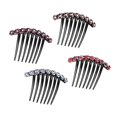 thumbnail image 2 of Hair Comb Set Of 4 Rhinestone Teeth Hair Comb Hair Accessories Hair Clip Comb For Women Girls Gift 4 Colours, 2 of 4