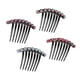 thumbnail image 2 of Peine para el cabello Juego de 4 peine para el cabello con dientes de diamantes de imitación oso de fresa Electrónica, 2 of 4