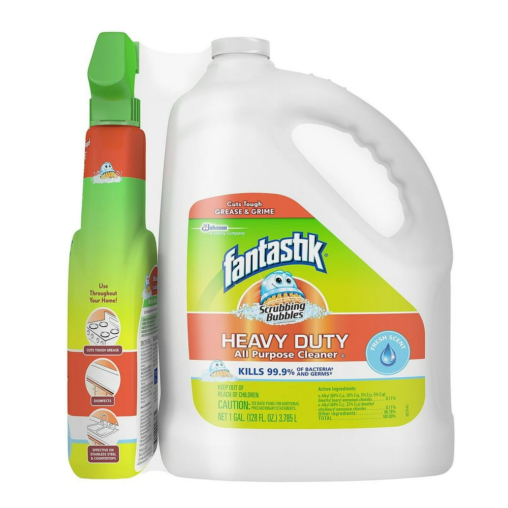 Fantastik with Spray Bottle 1 gal. jug 32 oz. spray bottle Walmart