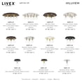 thumbnail image 5 of Livex Lighting  1 Light Black Flush Mount, 45871-04 - 8" Dia x 3.75" H, 5 of 7