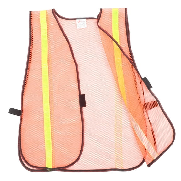 MLINS  Reflective Vests Yellow Neon Running Rucking for Men Man Orange