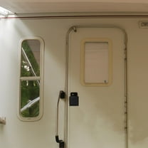 OULII Rv Door Lock Set Black Uv Resistant PP Alloy for Trailers and Campers 1Set