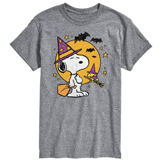 Peanuts - Snoopy Woodstock Witchcraft - Men's Short Sleeve Graphic T-Shirt