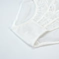 thumbnail image 4 of Varsbaby Women's Underwear Lace See Through Panties Sexy Briefs with Bow, 4 of 5