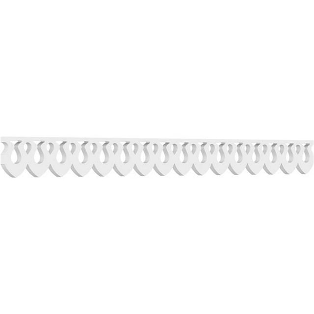 Ekena Millwork RUNP04X0625X48SMR 4 x 48 Pouces Pas 0,62 Pouces Somrset Architecture Grade PVC en Cours d'Exécution Garniture