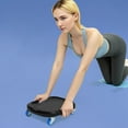 thumbnail image 4 of Hyknon Ab Roller Wheel for Core Workout, Core Coaster Abs Training Machine with Knee Pads Smooths Rolling, Stable Fitness Exercise Discs Equipment at Home, Slide Fitness Trainer for Men Women, Black, 4 of 6