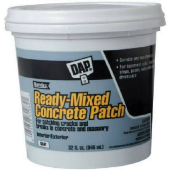 DAP Ready Mixed Concrete Patch Bondex Gray, Repair Wall Fillers, 32 fl oz