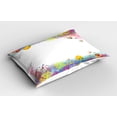 thumbnail image 2 of Ambesonne Marine Pillow Sham, Aquatic Animals Fish, 36" X 20", Multicolor, 2 of 2