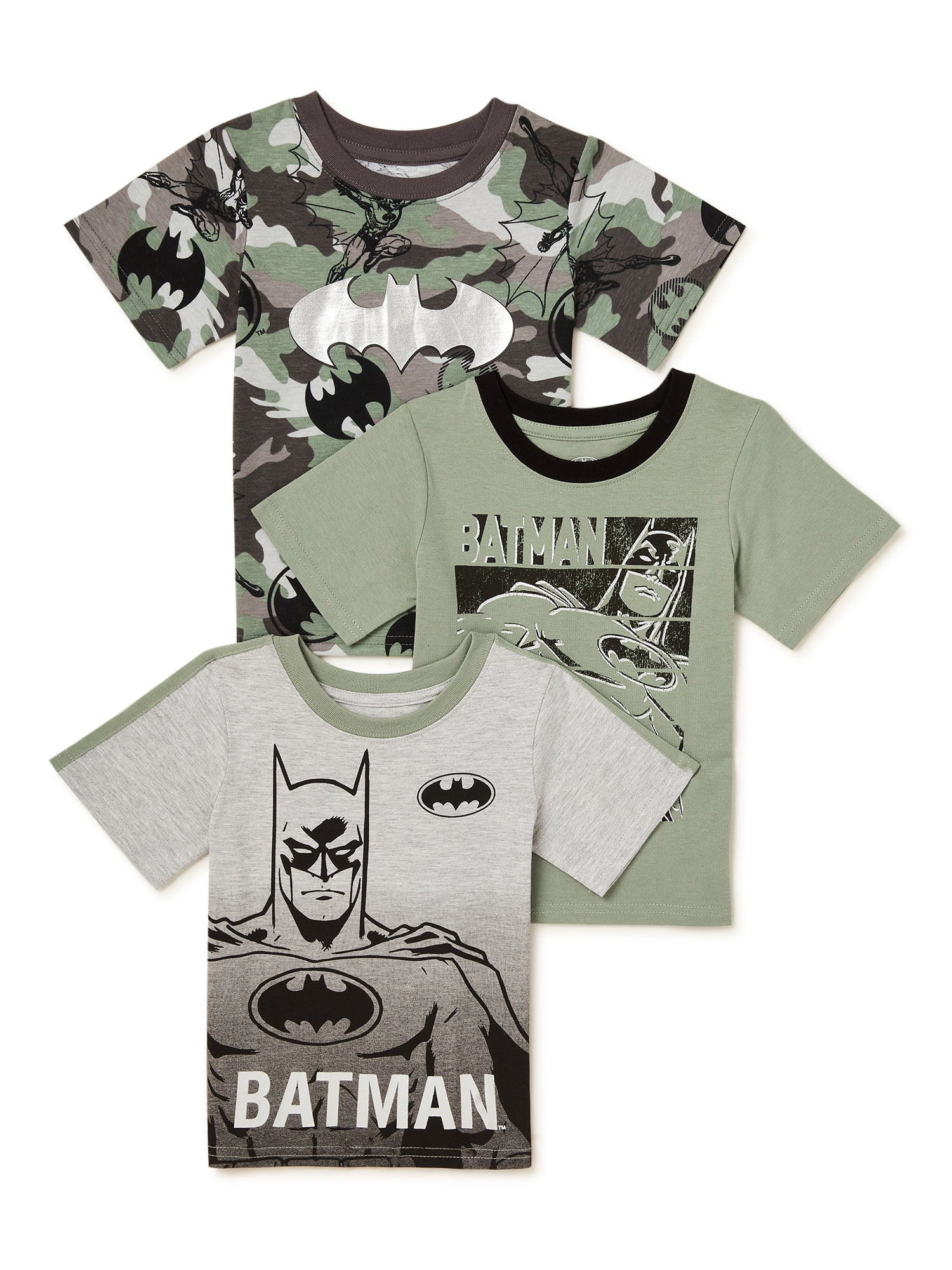 Batman DC Comics Bat Dad Logo Little Boys T-Shirt Tee 