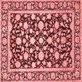 thumbnail image 1 of Ahgly Company Machine Washable Indoor Square Persian Red Traditional Area Rugs, 8' Square, 1 of 4