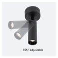 thumbnail image 6 of Industrial 8°/15°/24° Narrow Beam Ceiling Spotlights, 3W 5W Surface Mount Pin Spot Light For Jewelry Museum Gallary Picture Light
--------
,Adjustable Lighting Angle, 6 of 8