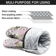 thumbnail image 7 of Cute Oven Mitts,Pioneer Flower Floral Print Pattern Oven Mitt 2-Pack Set,Kitchen Gloves for Oven,Heat Resistant Oven Mitts 7.7"x12", 7 of 7