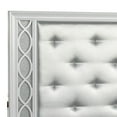 thumbnail image 6 of Roundhill Furniture Galaxy Upholstered Tufting Panel Bed with LED Lights in Pearlized White, King, 6 of 10