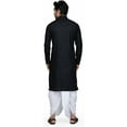 thumbnail image 3 of Mens Desginer Wear Bollywood Style Indian South Indian Cotton Dhoti Kurta Set, 3 of 4