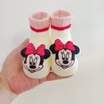 thumbnail image 2 of Calcetines de algodón de tubo medio para recién nacido, medias antideslizantes de Mickey, Minnie, Disney heqiyong LED, 2 of 2