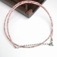 thumbnail image 1 of Piedra de turmalina de ágata de cuarzo de cristal natural 2-3 mm Cuentas de corte Mini collares Pulsera son adecuados para regalos de hombres y mujeres Tan Jianjun unisex, 1 of 2