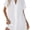White, variant on Women's Swimsuit Cover Up Shirt V Neck Short Sleeve Bathing Suit Coverups Summer Beach Cover Ups