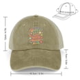 thumbnail image 2 of Dont Let The Hard Days Win Khaki Hat Adjustable Funny Fashion Unisex Baseball Cap for Men Women, 2 of 7
