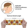 thumbnail image 7 of Wukai Cartoon Sunflowers Sports sweatband,Men & Women Sweatband Headband for Running, Cross Training, Racquetball, Working Out, 7 of 7