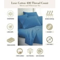 Dormir Fine Linen 100 Cotton King Sheets Set, 400 Thread Count Sateen