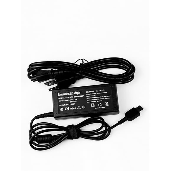 65W AC adapter power cord charger for Lenovo 01FR038 0B47455 ThinkPad 11e W550 W550S