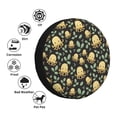 thumbnail image 4 of Fotbe Octopuses And Leaves Funda de Llanta de Repuesto con Estampado, Engrosada, Ajuste Universal para Jeep, Remolque, RV, SUV, Camión-17 inch, 4 of 6
