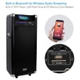 thumbnail image 4 of Pyle PKRK212 1000 Watt Bluetooth Multimedia Vibe Karaoke Audio System (4 Pack), 4 of 8