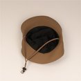thumbnail image 4 of Adult Kid Sun Hat UPF 50+ Wide Brim Beach Play Wide Brim Solid Color Bucket Cap, 4 of 4