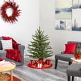 thumbnail image 7 of Nearly Natural Prelit 4' Pine Artificial Christmas Tree, Green, 7 of 7