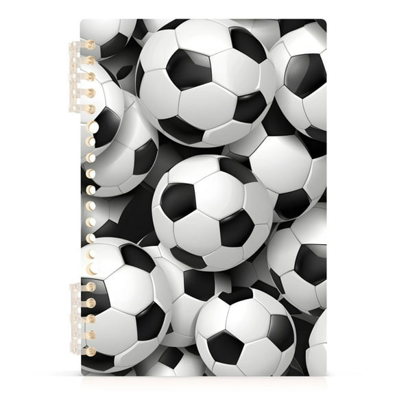 Football Spiral Journal Notebook College Ruled Notebook 8.3" x 5.7" A5 Lined Thick Paper Page
