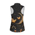 thumbnail image 2 of Whosucclay Butterfly Moon Golf Shirts for Women Comfortable Stretchy Breathable Sleeveless Golf Shirts XS - 2XL, 2 of 7