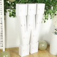 thumbnail image 5 of Efavormart 4ft Giant LED Marquee Letter W, White Pre-Cut Foam Board with 10 Warm White Battery Operated LEDs, Glue Gun and Sticks, 5 of 9