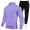 Light Purple#9527, variant on BOOMNY Mens Sweatsuits Solid Color Hoodies Sweatpants 2Pcs Gym Sweat Suits Running Jogging Fall Winter Athletic Tracksuit Outfits