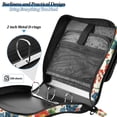 thumbnail image 4 of FORMRS Zipper Binder with Shoulder Strap 2-inch Ring 500 Sheet Capacity File Bag, Colorful Flowers Pattern, 4 of 5