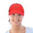 thumbnail image 4 of DALIX Red Rose Hat Premium Embroidered Baseball Cap Mens Womens in Red, 4 of 6