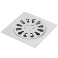 thumbnail image 3 of Desagüe de piso de aleación de zinc, desagüe de piso de baño de aleación de zinc simple, desagüe de piso cuadrado, diseño aerodinámico, 3 of 11
