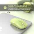 thumbnail image 3 of Mouse Inalámbrico JOYACCESS J 2.4G Delgado y Silencioso 5 DPI Verde Claro, 3 of 7