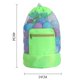 thumbnail image 3 of Bolsa de malla grande para ropa de niños, juguetes, mochila plegable, juguetes de playa, bolsas de almacenamiento de conchas azules, 3 of 5