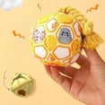 thumbnail image 5 of Squeaky Plush Dog Ball Toy with Durable Rope, Interactive Stuffed Animal for Teeth Cleaning, Boredom Relief Training Teether Pet Supplies for Small and Medium Breeds, 5 of 5